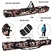 Sougayilang Portable Waterproof Double-Layer Camo Fishing Rod Bag Carrier Storage Case