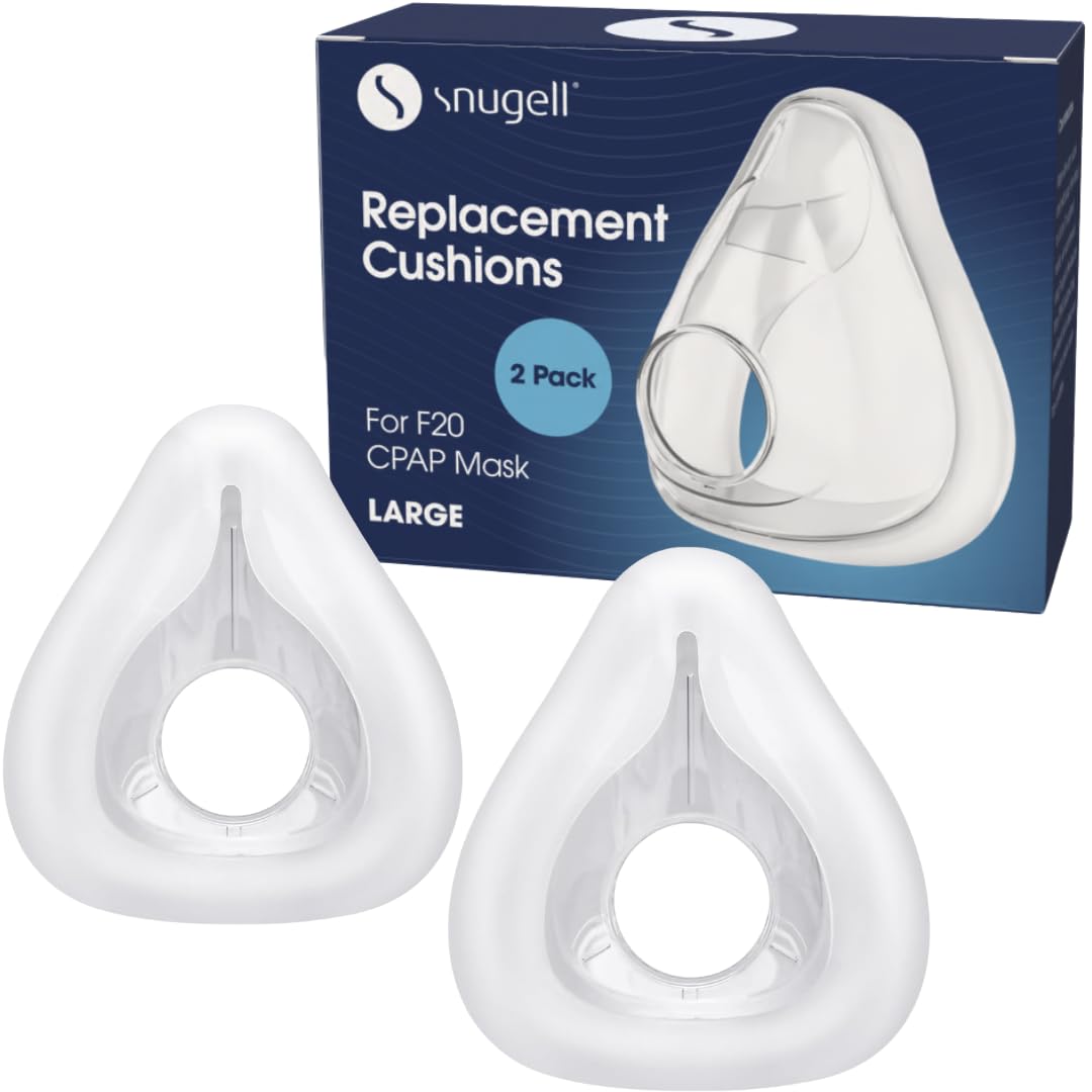 Photo 1 of AirFit F20 Replacement Cushion Large – 2 Pack Premium Cushions for AirFit F20 Mask – Comfort, Secure Seal & Long-Lasting Fit