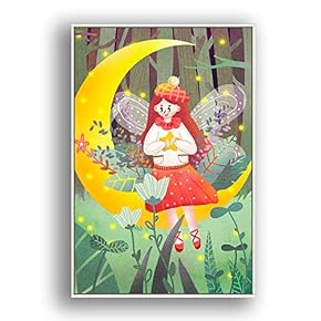 Framed Canvas Wall Art for Living Room, Bedroom Flow in The Dream Canvas Prints for Modern Home Decoration Ready to Hang - 16"x24" inches
