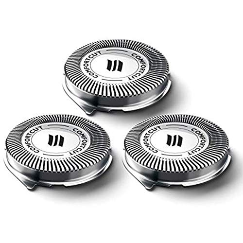 Pleasay Replacement Head for Philips Norelco 3000 Series 1000 7000 Razor Replacement Blade SH30/52 Knife Mesh, Waterproof Electric Razor Blade, Easy Yo Use, 3 Pcs