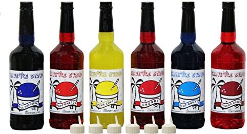 Shaved Ice Syrups (Six Pack Assortment #3)