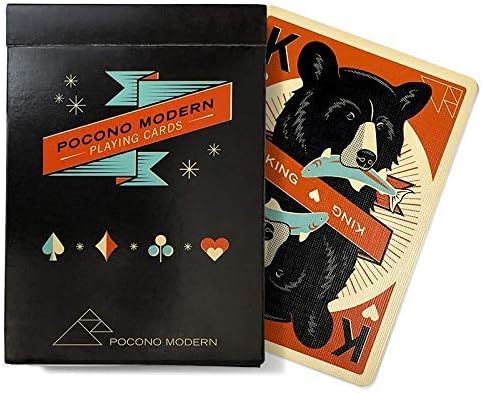 Amazon Co Jp Pocono モダン トランプ ウッドランドデッキ ウッドランドコート ヴィンテージトランプ アメリカのトランプカンパニー ベアッシュキング フォクシークイーン エレガントジャック モダンなトランプ Toys