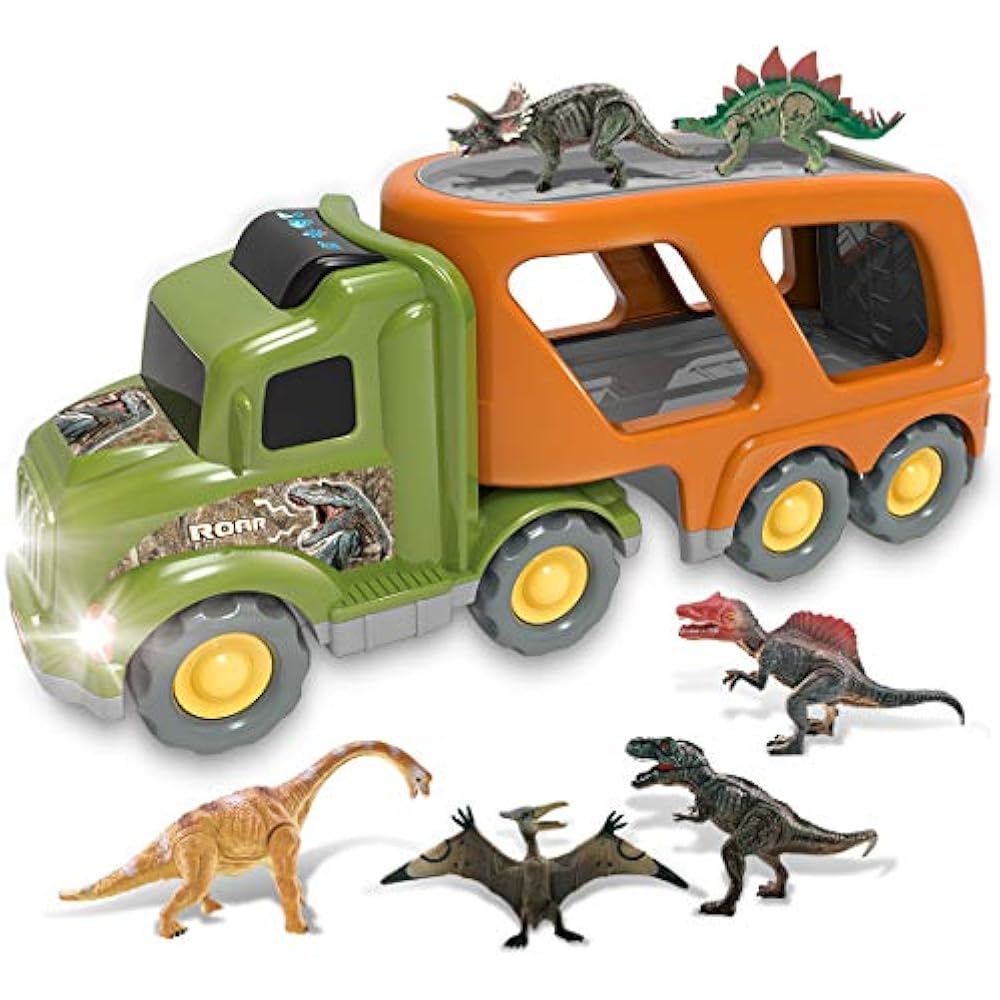 dinosaur truck hauler