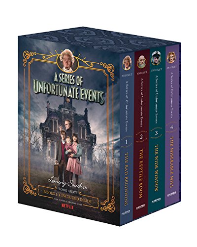 A Series of Unfortunate Events #1-4 Netflix Tie-in Box Set - //medicalbooks.filipinodoctors.org