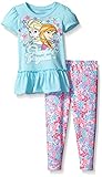 Disney Toddler Girls Frozen Legging Set with Fashion Top, Blue, 2T
