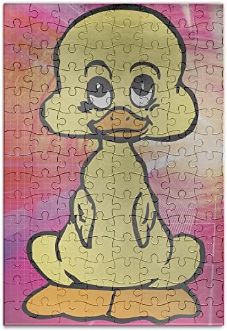 YYGOODS Baby Duck Amusing Jigsaw Puzzle A4 Picture Print Jigsaw Size 120 Pieces