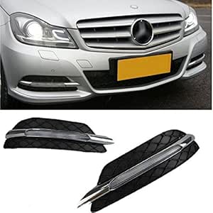 Auptech Good For Mercedes Benz W204 C Class C200 C260 C300 2011 2013 Daytime Running Lights Fog Lamp Kit Automotive Amazon Com