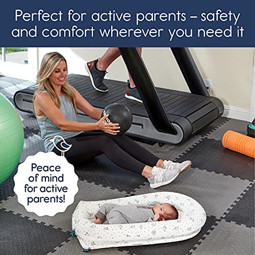 hiccapop Daydreamer Inflatable Portable Baby Lounger for Newborn Baby