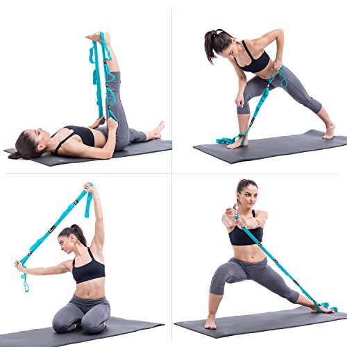 image for Yoga EVO Yoga Strap for Stretching - Elastic Stretching Strap for Phys