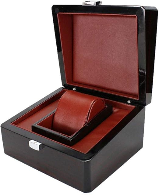 HQQ Caja de Reloj Caja de Almacenamiento de 1 bit de Reloj de Alta Gama de