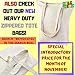 KELZ KIDZ Heavy Duty Large Canvas Tote Bags (6 Pack) with Bottom Gusset for Crafts, Shopping, Groceries, and More! (15x14x4 Inches) (6 Pack, Natural)