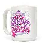 LookHUMAN Kawaii Weeaboo Trash Anime Logo White 15