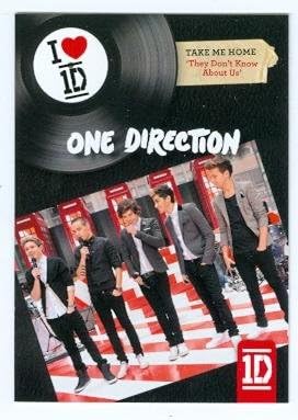 One Direction trading card (One Direction 1D) 2013 Panini Take Me Home They Dont Know About Us #12