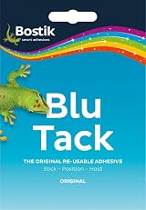 Right Bostik Blue Tack Original Re-Usable Adhesive Stick Position Hold view 1
