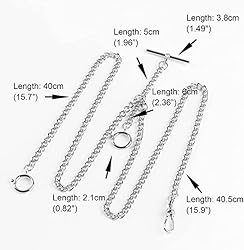 Pocket Watch Chain Vintage Design Chain Double