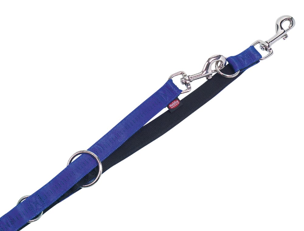 Nobby Training Leash Soft Grip, 200 cm/ 15 mm, Blue