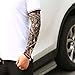 JoofEric Men's Arts Fake Temporary Tattoo Arm Sunscreen Sleeves (Color #1)