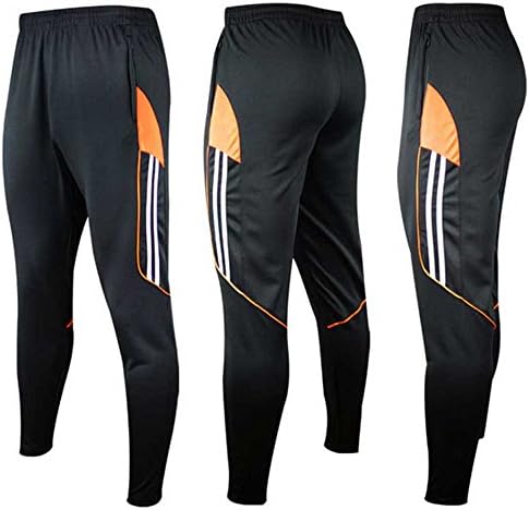 Ibuyfun Men's Sportwear Soccer Training Sweat Skinny Fitness Pants Casual Trousers