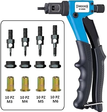Rivettatrice per inserti filettati Rivettatrice per inserti filettati