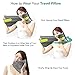 HAOBAIMEI Travel Pillows, Travel Neck Support Wrap, Neck Wrap for Travel Sleep, Travel Scarf Pillow, Soft Neck Travel Pillow, Flight Neck Support Pillow, Best Travel Accessories for Airplanes (Grey)