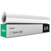 Cricut Everyday Iron-On, White - 6ft (3-Pack of 2ft Rolls) | HTV Heat Transfer Vinyl , Compatible with Cricut Maker/Explore M