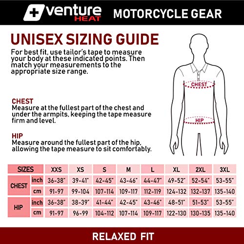 Venture Heat 12V Motorcycle Heated Jacket Liner with Wireless Remote, 7