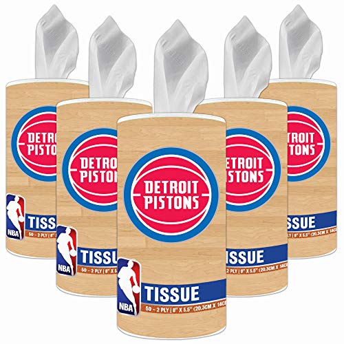 NBA Detroit Pistons Accessories Party Supplies & Party Decorations Tissue Cups 5-Pack