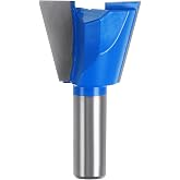 HARFINGTON Dovetail Router Bit 1/2" Shank 1-1/2" Dia Tungsten Carbide 14 Degree Dovetail Joint Joinery Bit for Drawer Cabinet Box Joints Making Woodworking