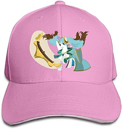 Adult League Of Legends Sona Pony Baseball Sandwich Hats Adjustable Pink