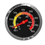 HittecH Stainless Steel Barbecue BBQ Smoker Grill Thermometer Temperature Gauge 10-400¡æ