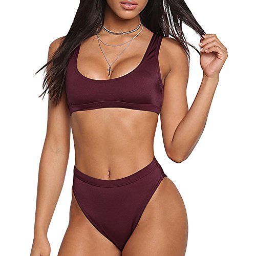 Buy Dixperfect Two Pieces Bikini Sets Swimsuit Sports ...