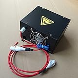 HQ Professional Power Supply for 50w CO2 Laser tube Engraver Cutter 110V
