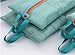 ONOR-Tech 4PCS/Set Multi-Functional Portable Travel Luggage Suitcase Clothes Underwear Packing Cubes Organizer Mesh Storage Makeup Bag Pouch (Mint)
