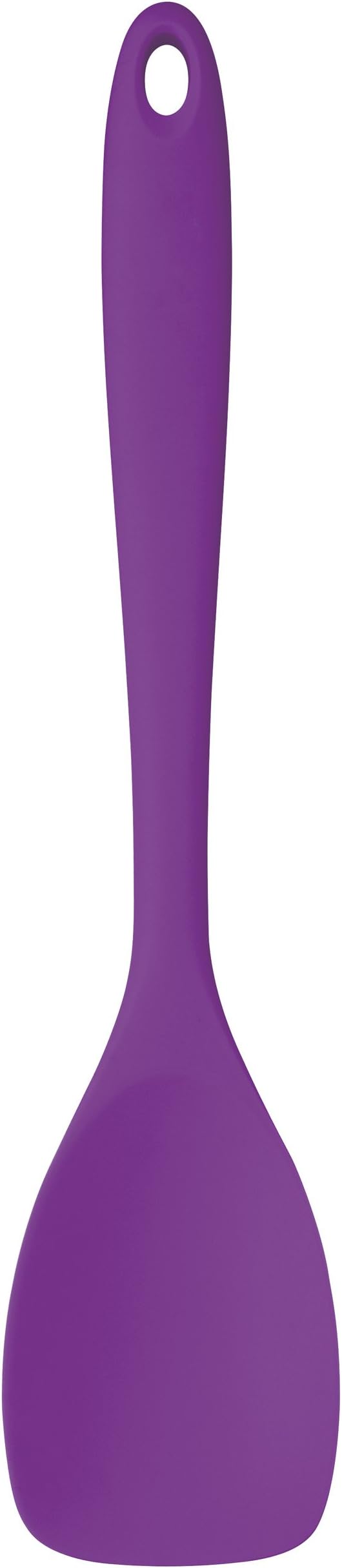 KitchenCraft Colourworks Silicone Spatula Spoon, 28 cm - Purple