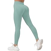 ViKiUiKi Impact Workout Leggings for Women Seamless Yoga Low Waist Leggings Tummy Control Butt Lifting Pants for Gym