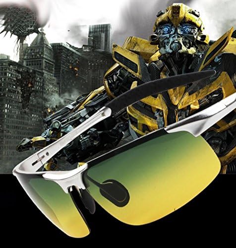Day and night dual-use multifunction driving sunglasses, polarized sunglasses aviation aluminum magnesium materials