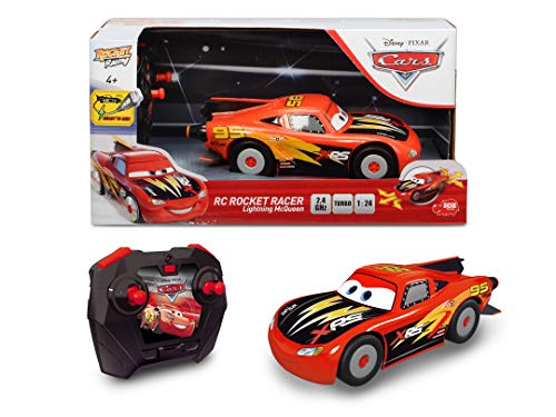 Dickie Toys RC Cars Lightning McQueen Rocket Racer, ferngesteuertes Auto, RC-Auto, Spielzeugauto mit Turbo Funktion, mit… – Bild 5