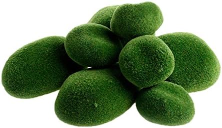 Kocome 8X Green Moss Artificial Stones Grass Plant Poted Garden Home Decor Landscape