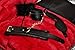Wrist Handcuffs, Restraint set- Bondage kit, Furry Cuffs, Flirting Feather Stick, and Eye Mask - Adult (3 in 1) PU Leather Restraints