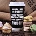 Premium 16oz Disposable Coffee Cups With Lids (50ct) - 5 Fun Quotes in Each Pack - Make Your Own Coffee or Tea With These Paper Coffee Cups - Insulated Double Wall - No Need For Sleeves