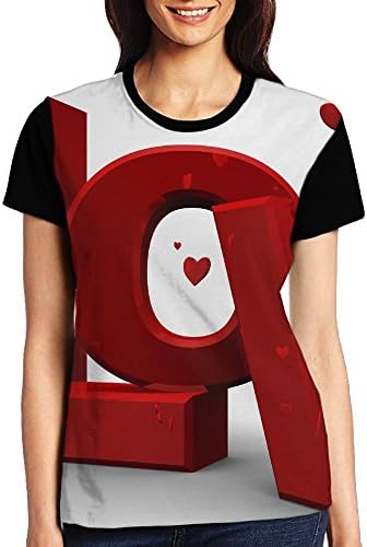 Valentine's Day Womens 100% Polyester T Shirts Apparel