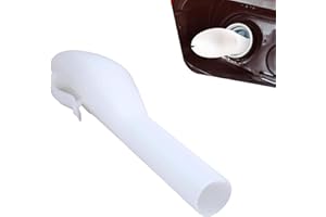 Dogary 1 PC Car Funnel for Gas Tank, Capless Gas Tank Funnel, Waterproof Durable Automobile Fueling Accessories, OE: 8U5A-17B068-EB 1782177 1833948 2050651 Replacement, Compatible with Ford (White)