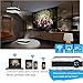 EUG HD Video Projectors with Bluetooth WiFi 4600 Lumen Android 6.0 LED Home Wireless Projector, Compatible with Fire TV, Smartphone, iPhone, PS4, HDMI USB VGA for Movies Games Arts Entertainmentthumb 4