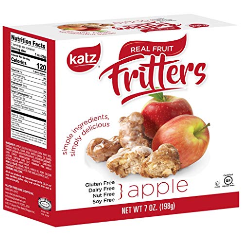 Katz Gluten Free Apple Fritters | Dairy, Nut, Soy and Gluten Free | Kosher (1 Pack, 7 Ounce) (Best Toaster Strudel Flavor)