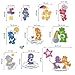 decalmile Care Bears Wall Stickers Baby Nursery Wall Decals Girls&Boys Bedroom Kids Room Wall Decor