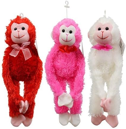 valentine's day monkey stuffed animal