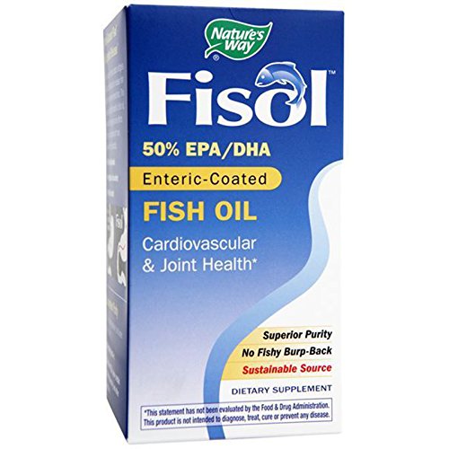 Nature's Way Fisol Enteric-Coated Fish Oil - 180 Softgels