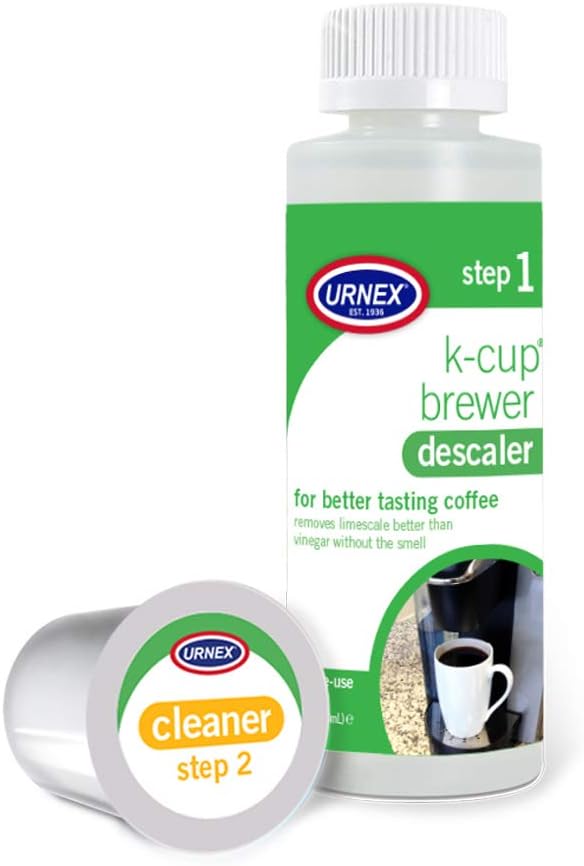 Keurig KCup machine descaler & cleaning kit by Urnex with