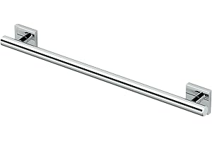 Gatco 944 Elevate 24" L Grab Bar, Chrome/ADA Compliant Stainless Steel Safety Grab Bar for Bathroom