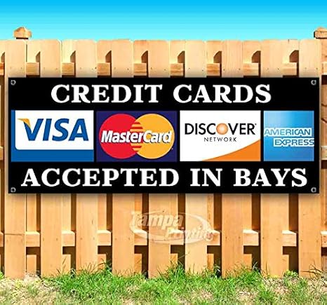 Amazon Com Credit Cards Accepted In Bays 13 Oz Heavy Duty Vinyl